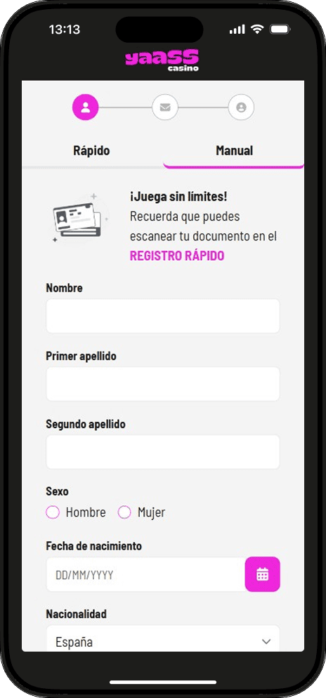 Yaass Casino Registro